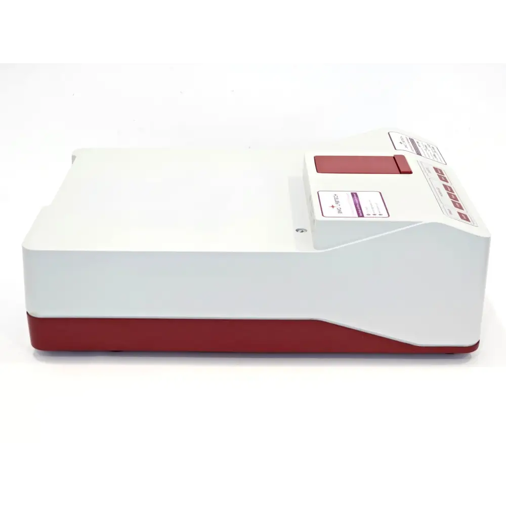 BMG LABTECH SPECTROstar Nano with microplate loaded in the reader drawer