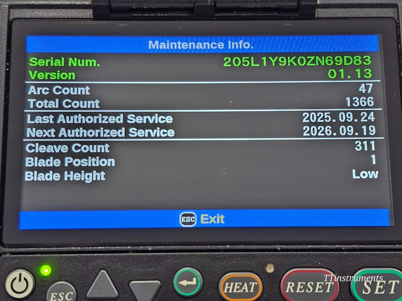 Serviced Fujikura 22S SM MM Fiber Fusion Splicer CT-50 Cleaver ARC 1366 FSM 22S