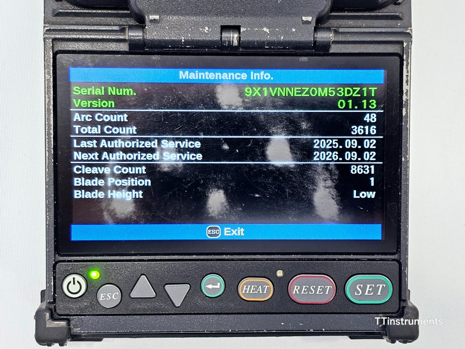 Serviced Fujikura 22S SM MM Fiber Fusion Splicer CT-50 Cleaver ARC 3616 FSM 22S