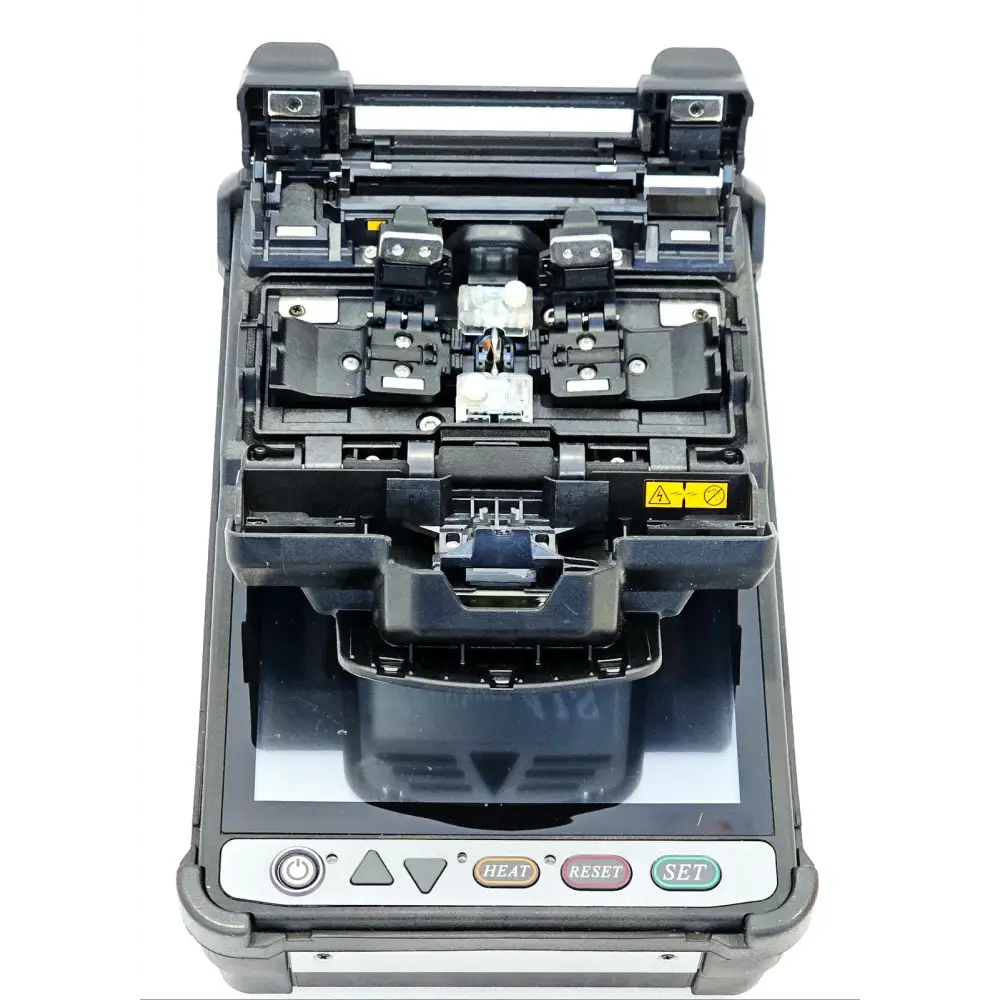 Fujikura 41S fusion splicer hard carrying case with foam-lined interior