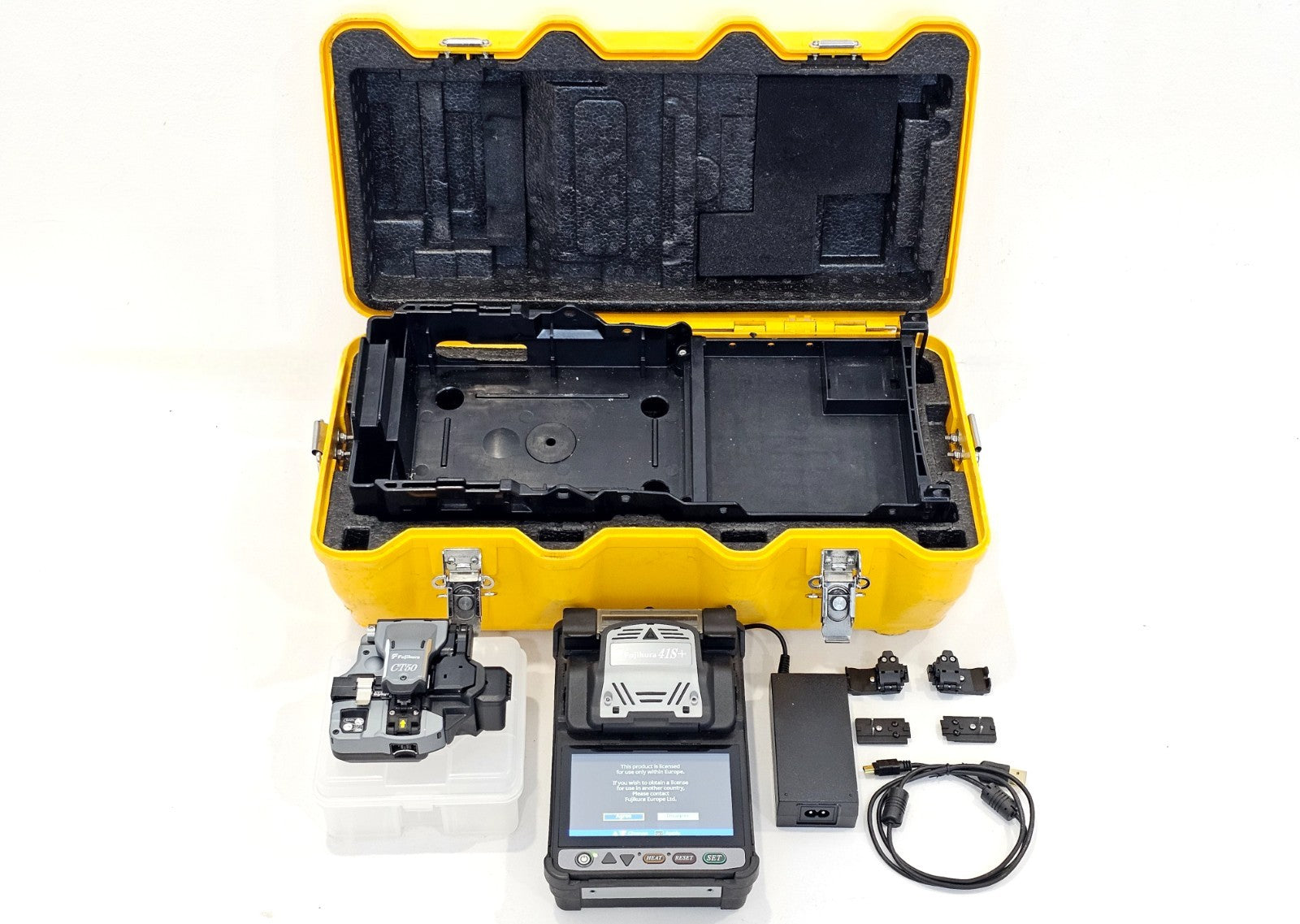 Serviced Fujikura 41S+ Active Cladding Fusion Splicer + CT-50 Cleaver ARC 4342