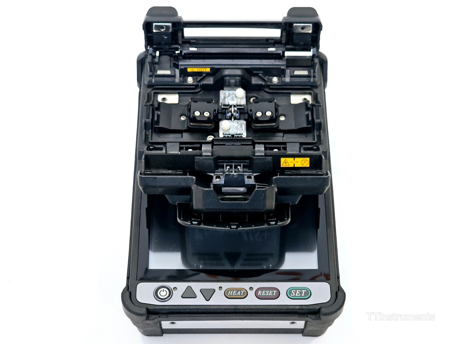 Fujikura CT-50 high-precision fibre cleaver with guide plate and carry case