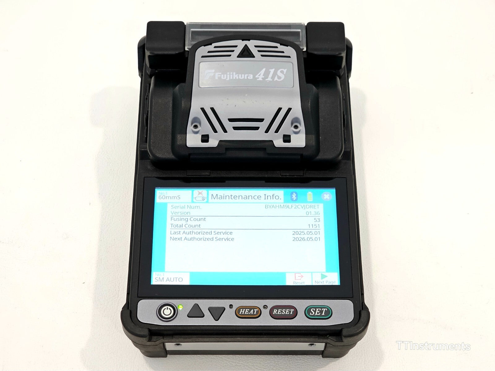 Serviced Fujikura 41S Active Cladding Fusion Splicer + CT-50 Cleaver ARC 1151