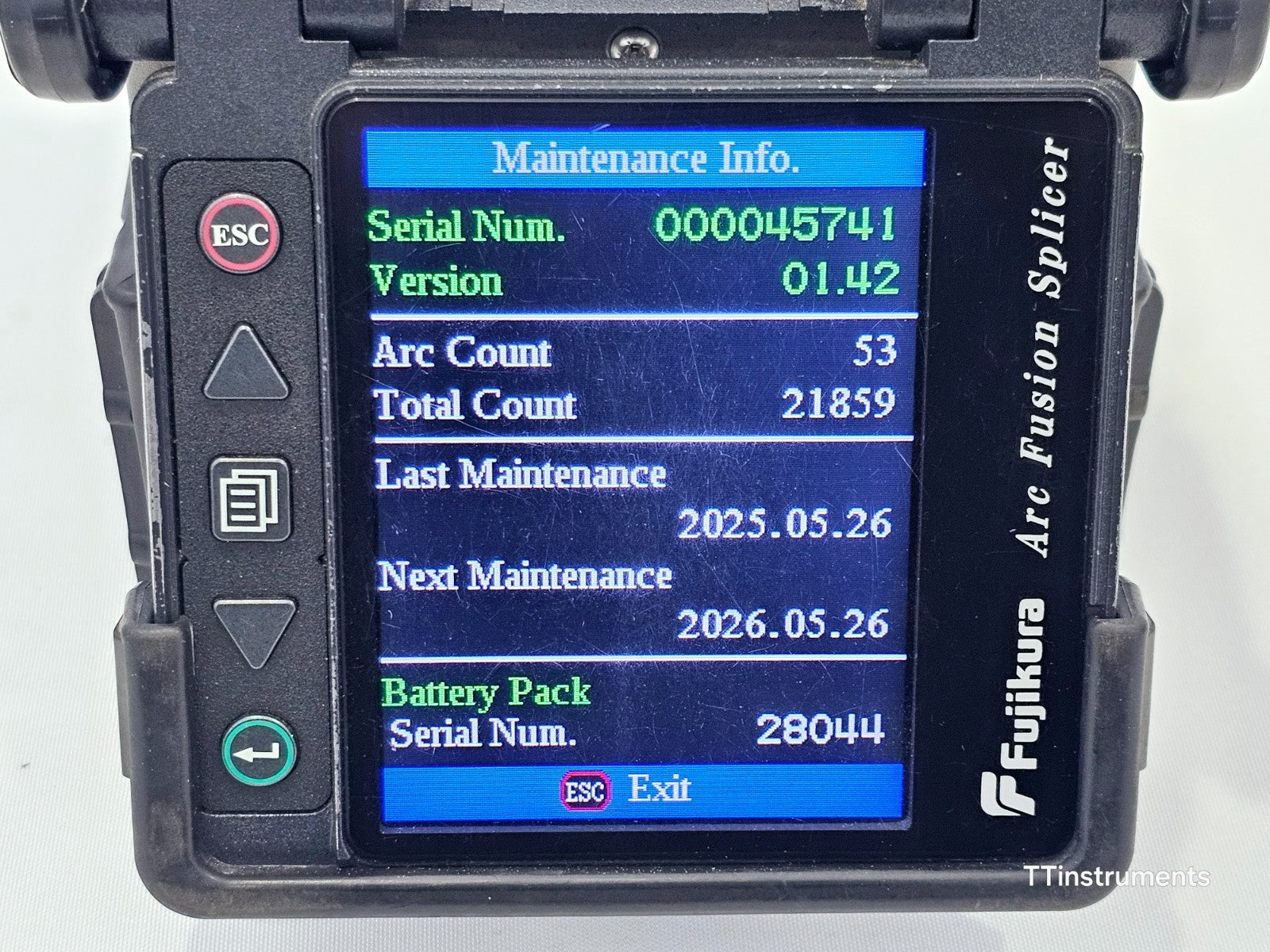 Serviced Fujikura 60S FSM-60S Fiber Optic SM MM Splicer ARC 21859 CT-30 Cleaver