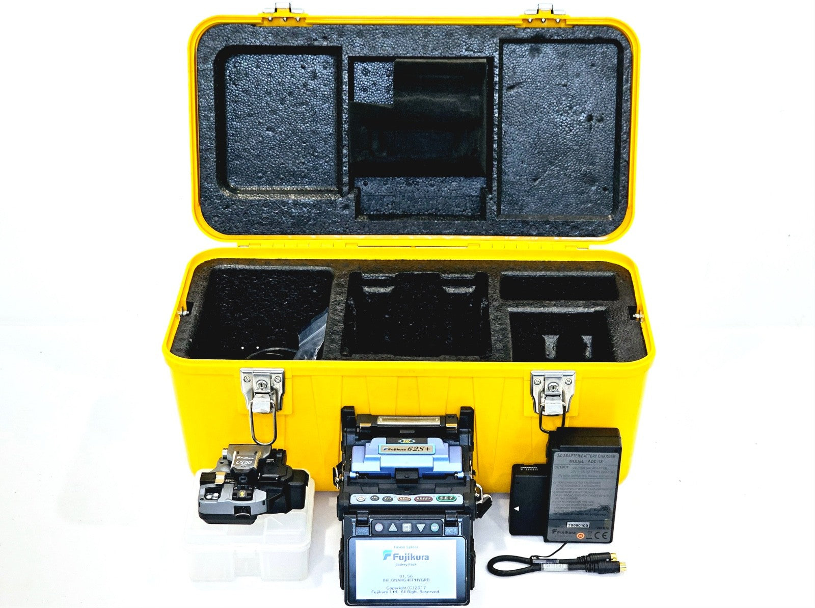 Serviced Fujikura 62S+ SM MM Core Alignment Splicer CT-50 Cleaver ARC 7522