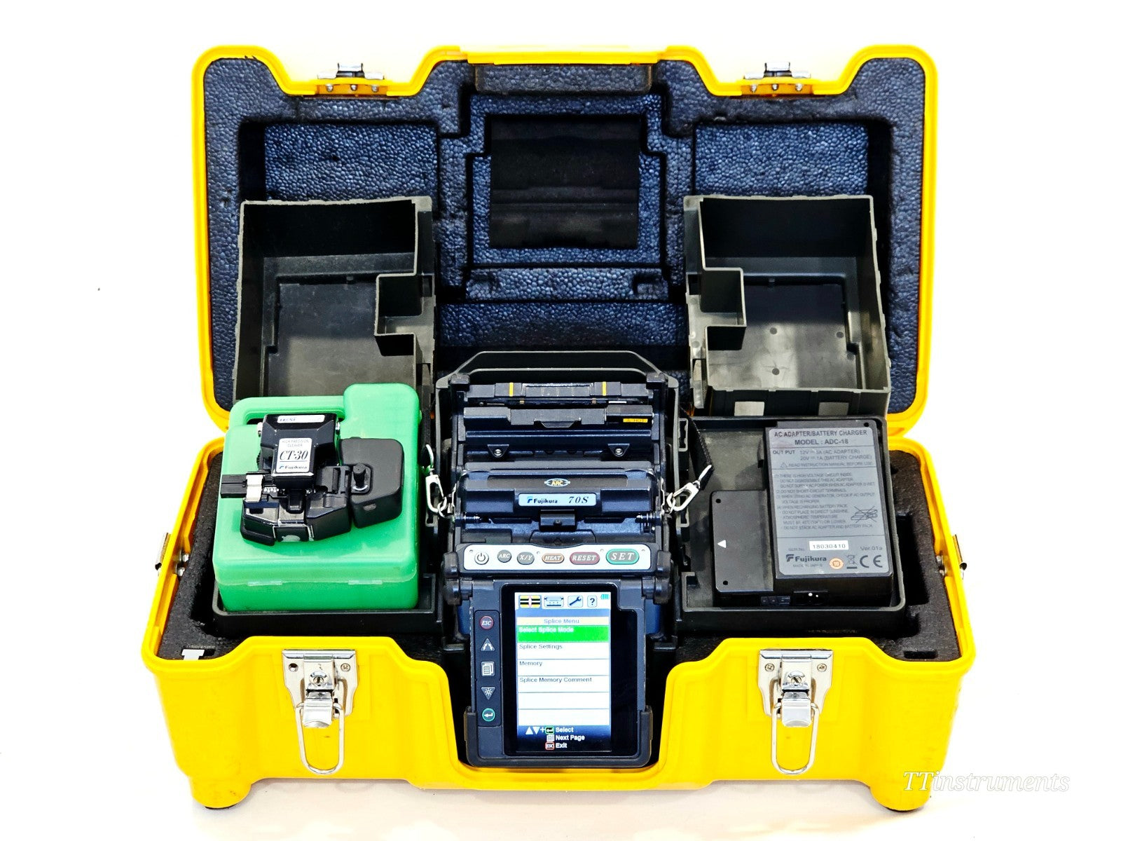 Serviced Fujikura 70S Fiber Optic Fusion Splicer SM MM ARC 18032 CT-30 Cleaver0