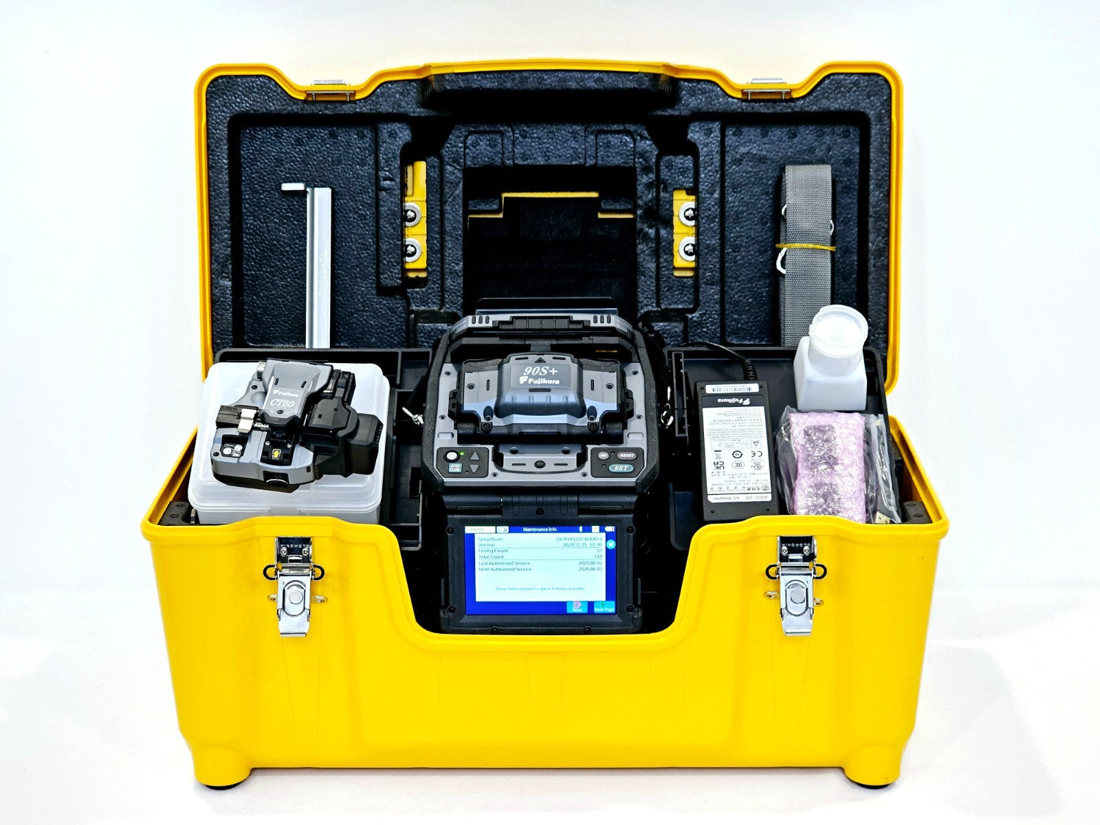 Serviced Fujikura 90S+ Fibre Optic Fusion Splicer + CT-50 Cleaver - ARC ONLY 124