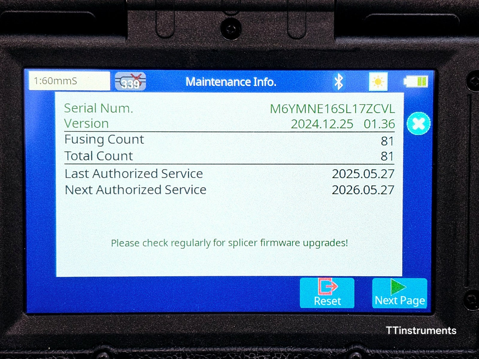 Serviced Fujikura 90S+ Fibre Optic Fusion Splicer + CT-50 Cleaver - ARC ONLY 81
