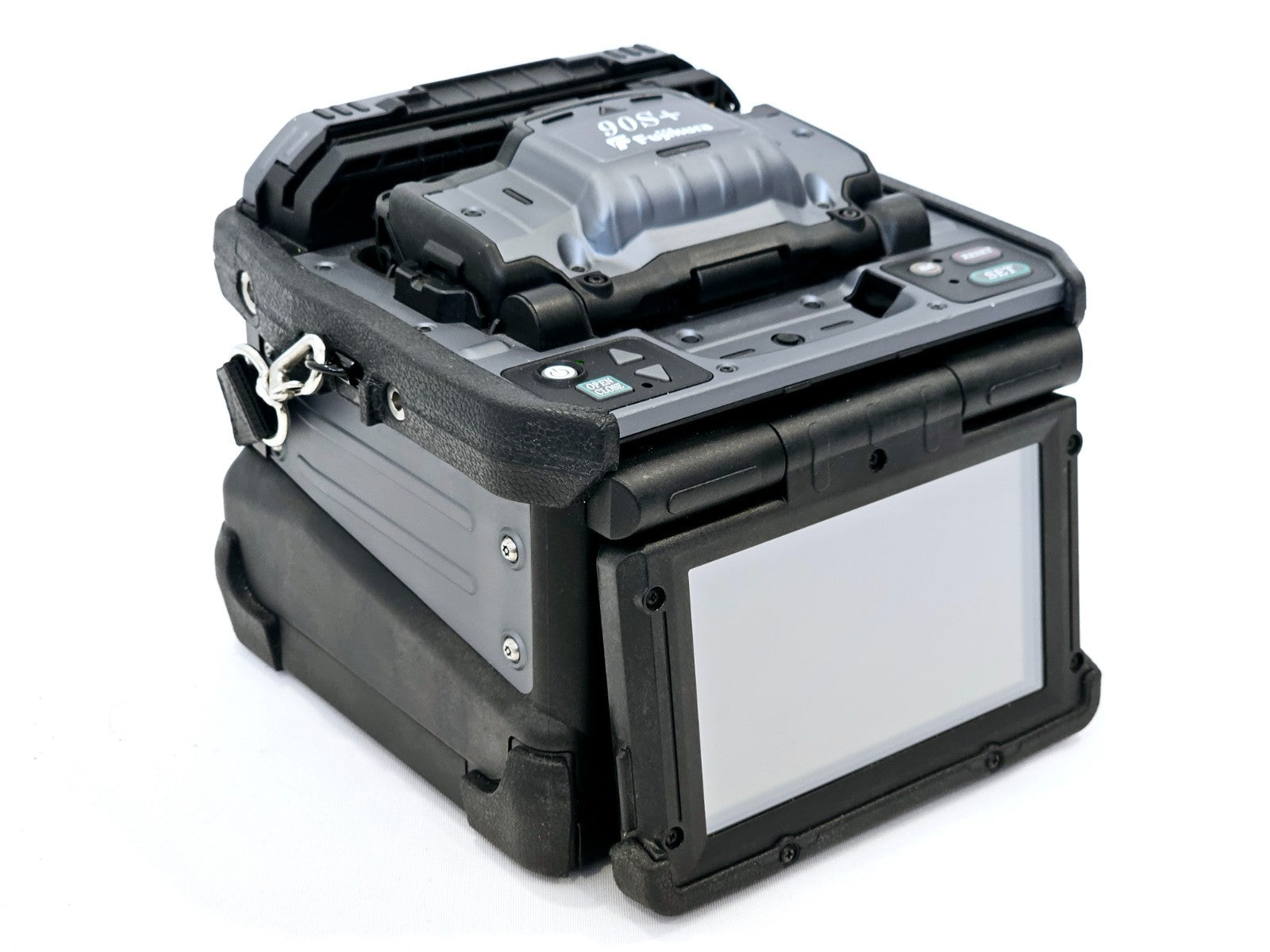 Fujikura CT-50 high-precision fibre cleaver with guide plate and carry case
