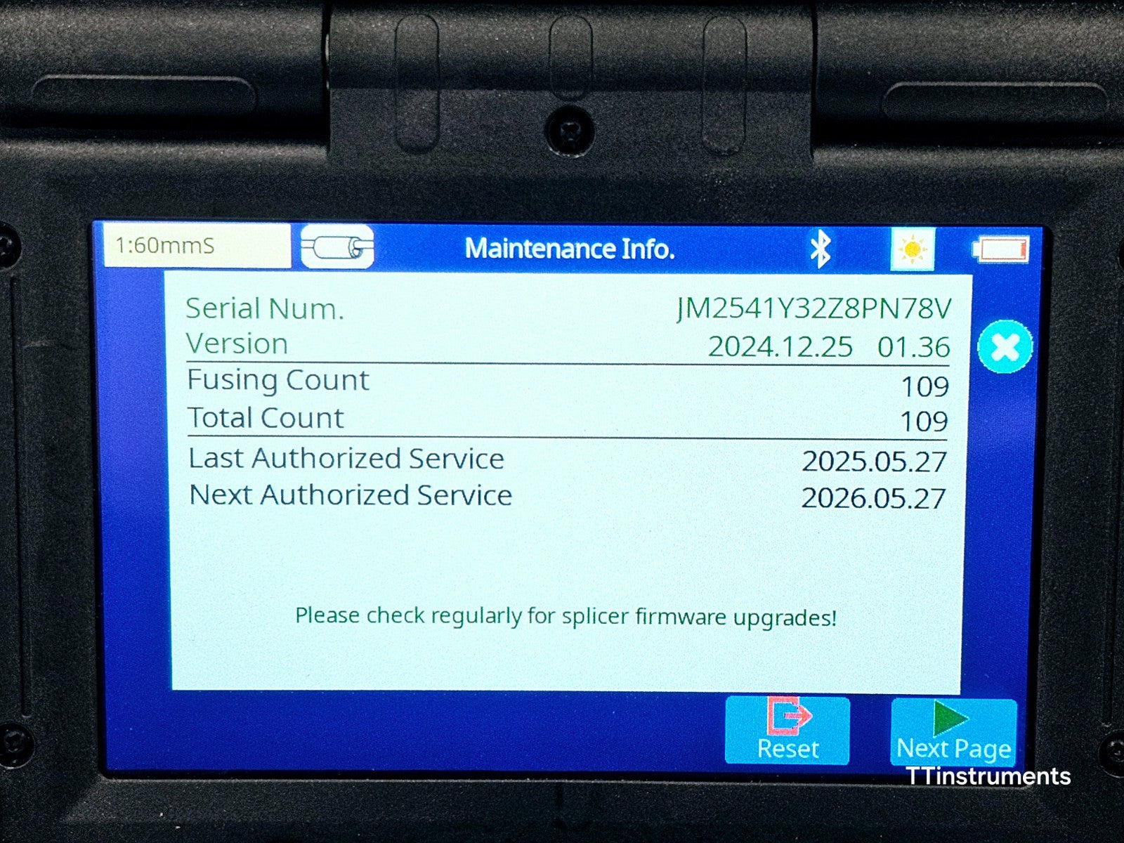 Serviced Fujikura 90S+ Fibre Optic Fusion Splicer + CT-50 Cleaver - ARC ONLY 109