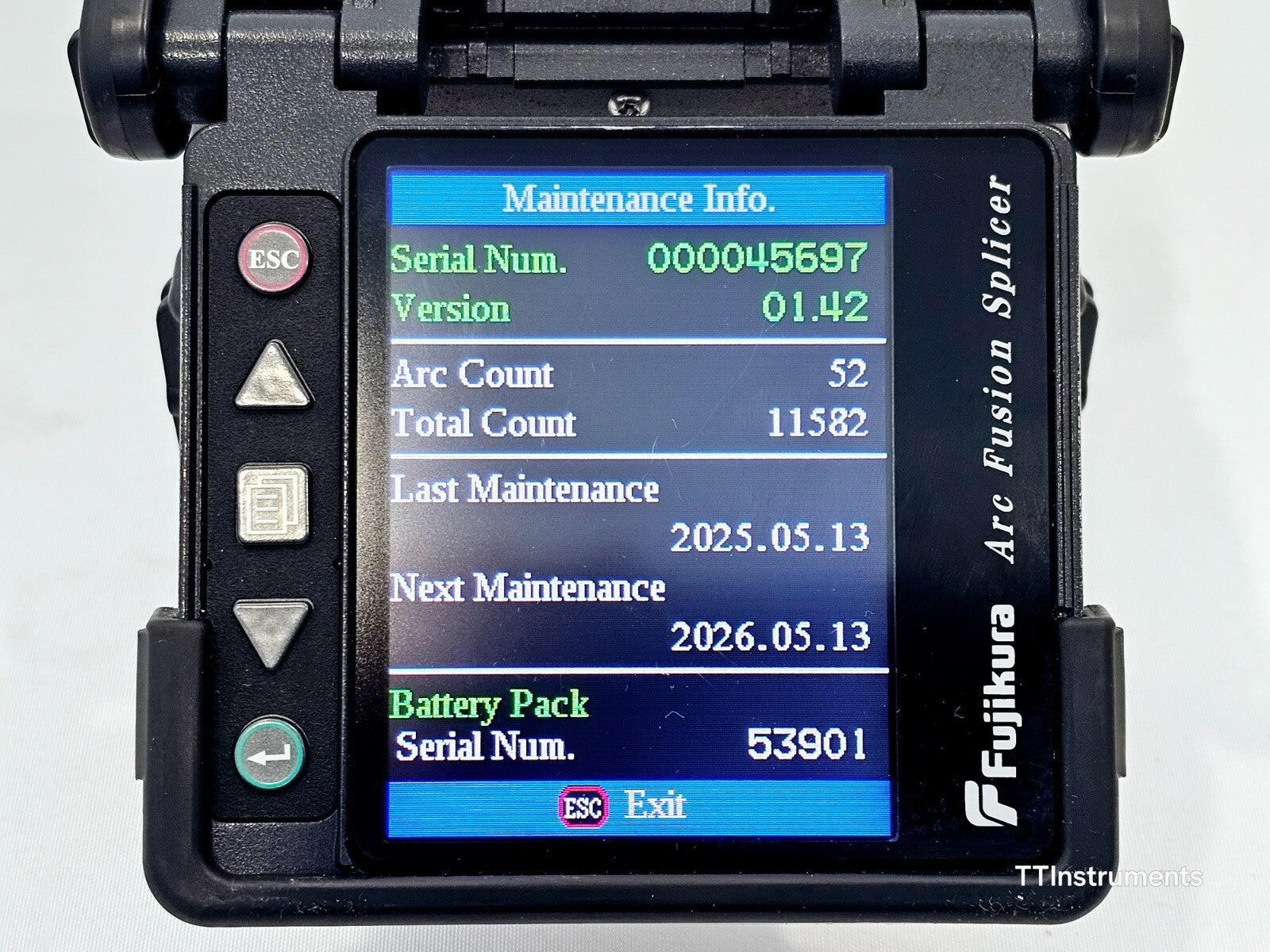 Serviced Fujikura FSM-60S Fiber Optic SM MM Splicer ARC 11582 + CT-30 Cleaver