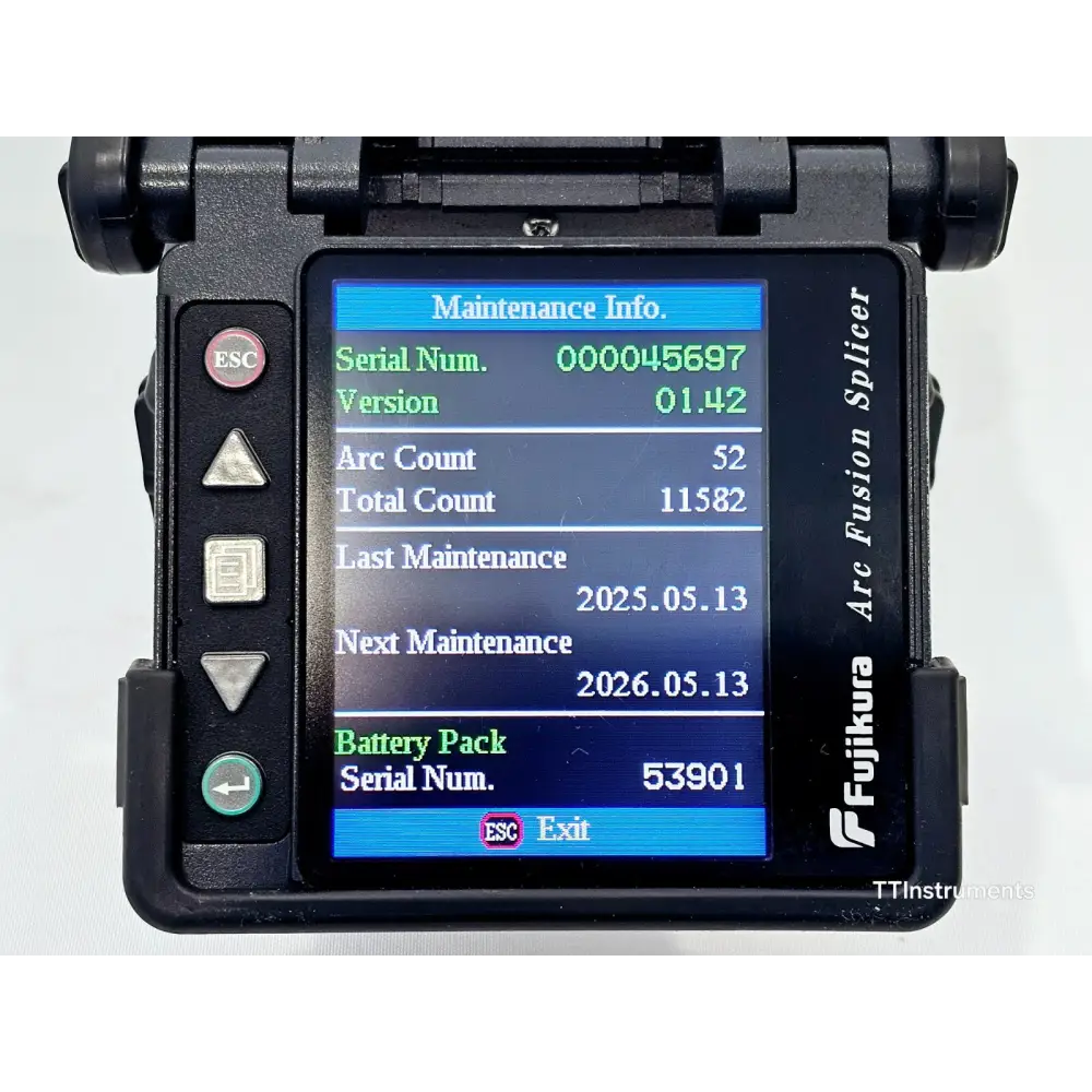 Fujikura FSM-60S battery charger and power adapter accessories