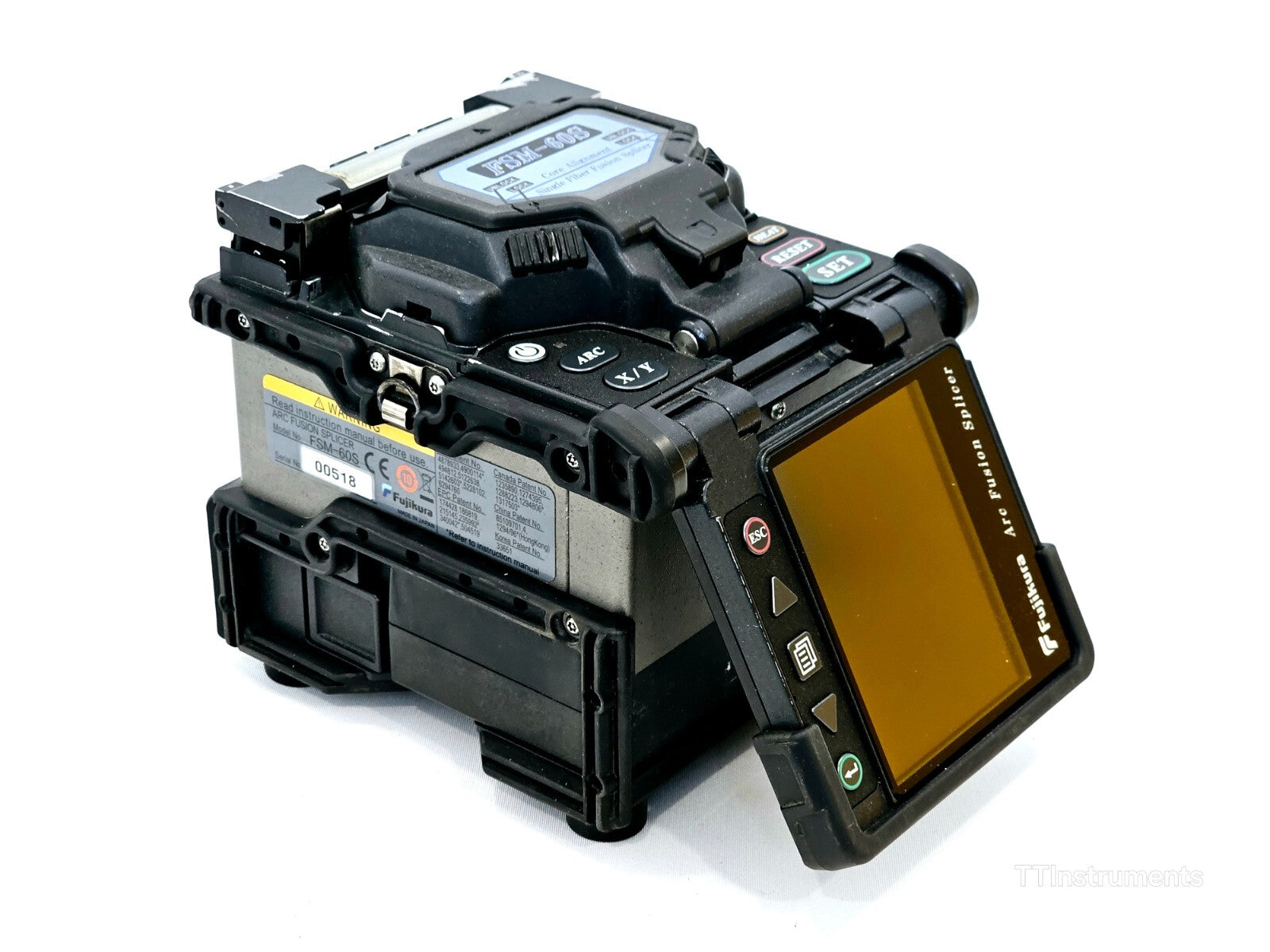 Serviced Fujikura FSM-60S Fiber Optic SM MM Splicer ARC 22553 + CT50 Cleaver