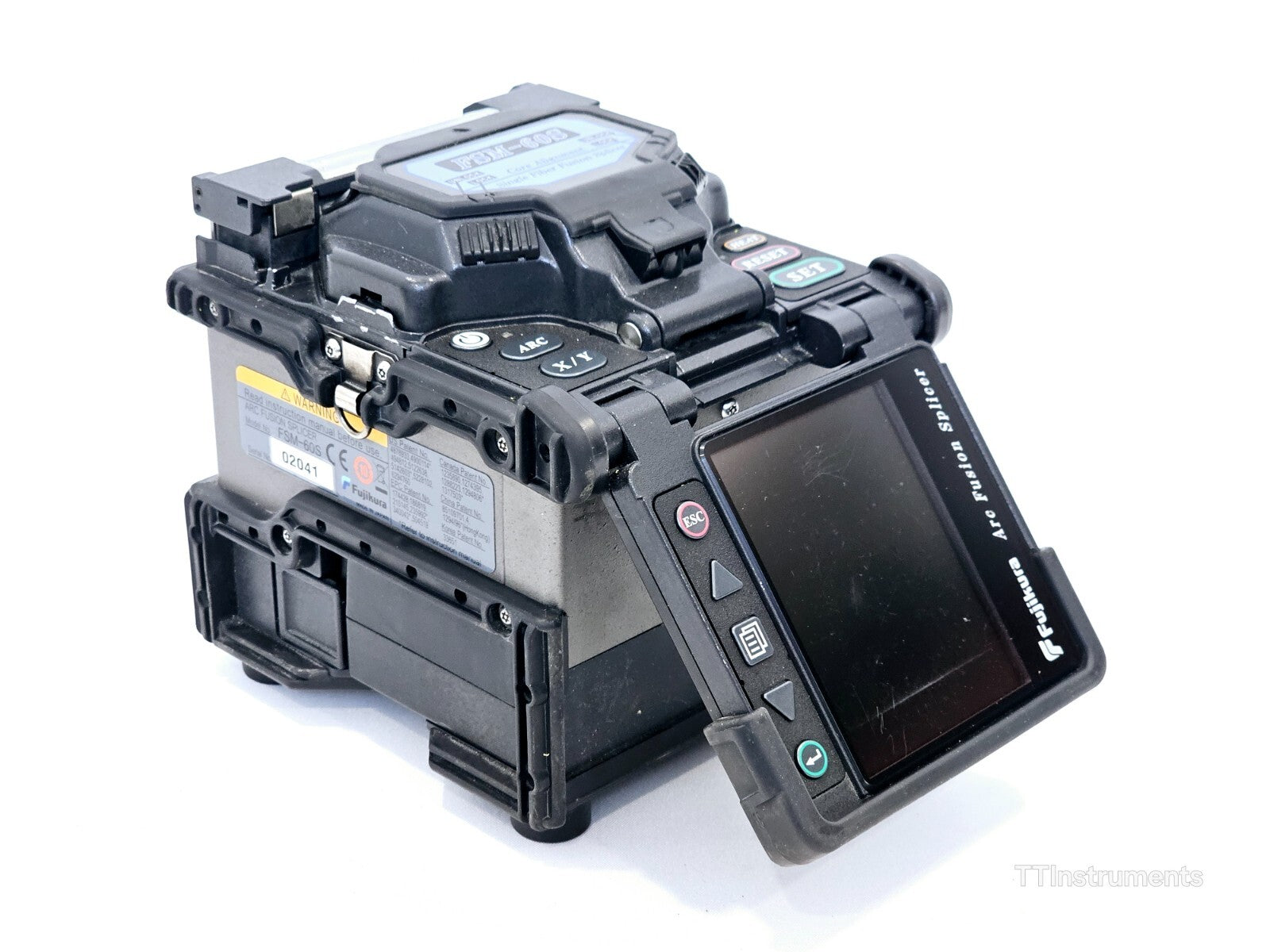 Serviced Fujikura FSM-60S Fiber Optic SM MM Splicer ARC 27185 + CT50 Cleaver