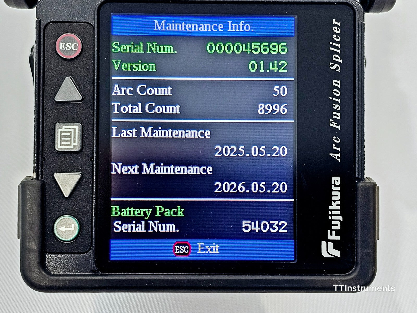 Serviced Fujikura FSM-60S Fiber Optic SM MM Splicer + ARC ONLY 8996