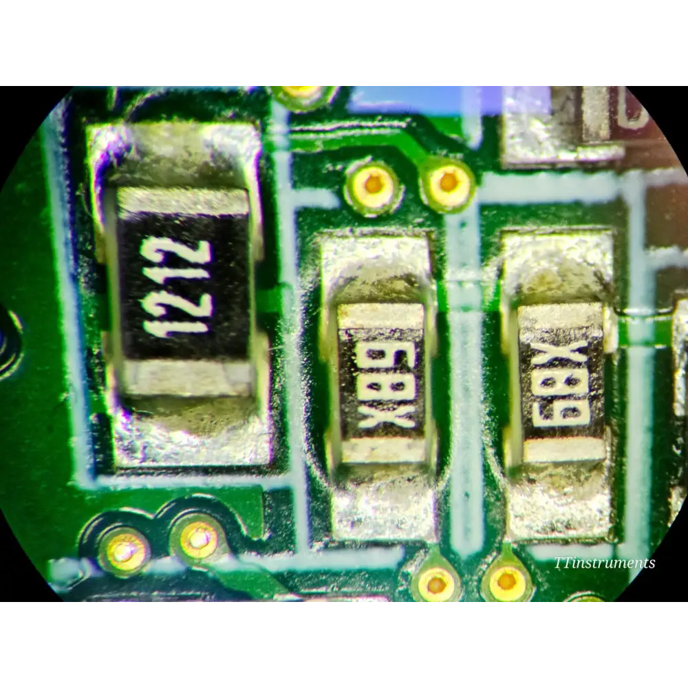 Full accessory lay-flat showing Vision Engineering Lynx EVO microscope, ring light, and power supply