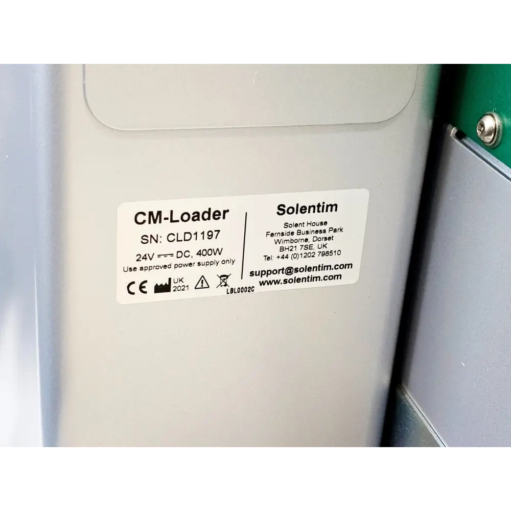 Solentim Cell Metric CLD High Contrast Imager w/10 Plate Heated Stacker MFG 2021