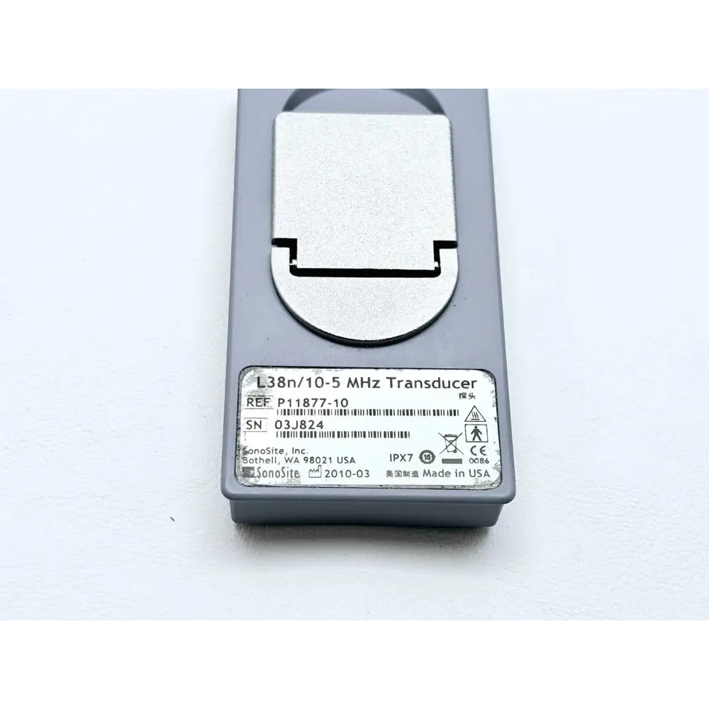 SonoSite NanoMaxx keypad and control interface close-up