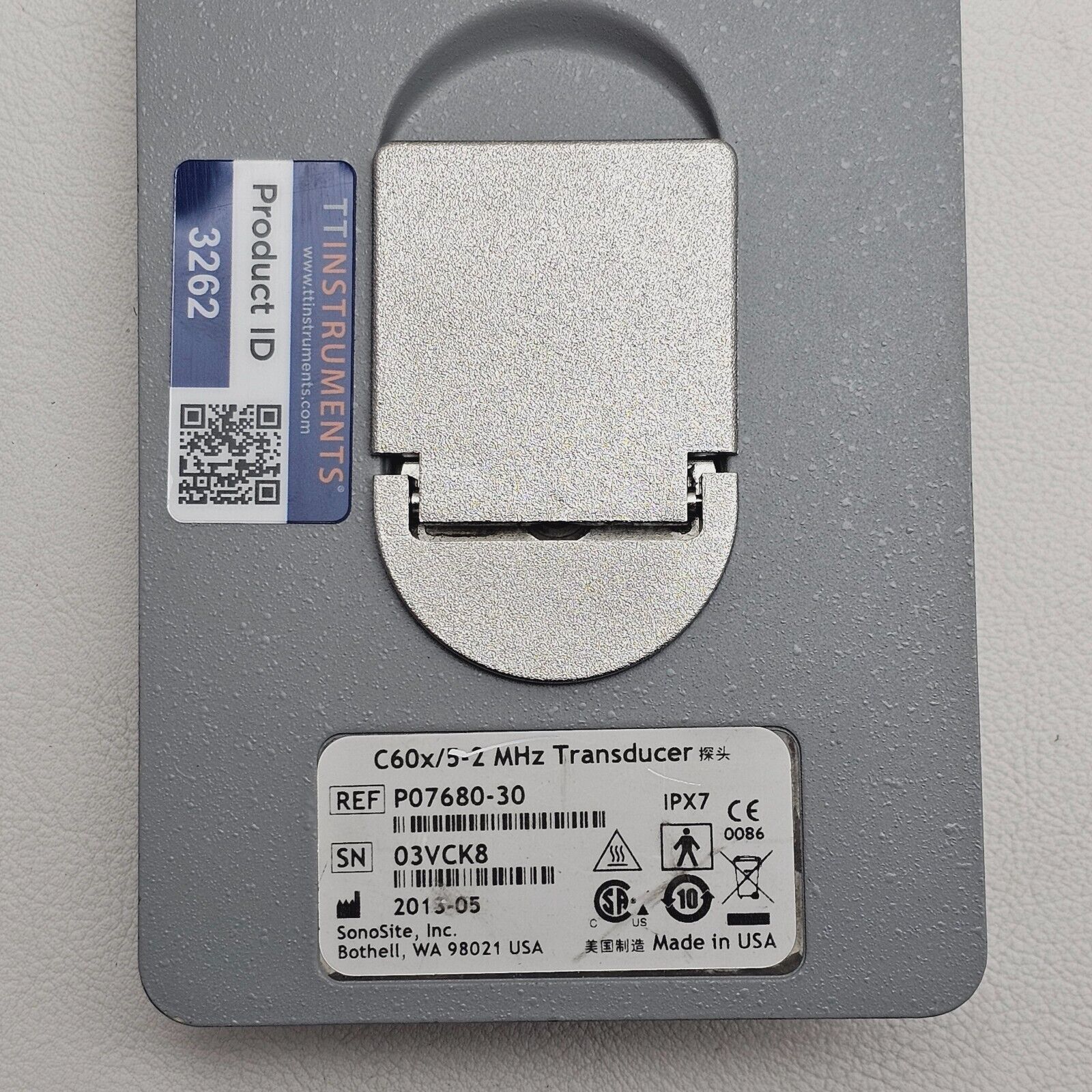 SonoSite P07680-30 C60x/5- 2 MHz Transducer MFD 2013