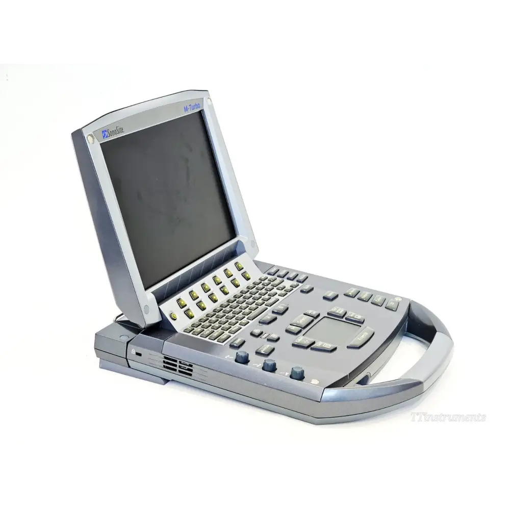 SonoSite M-Turbo ultrasound system left side profile view