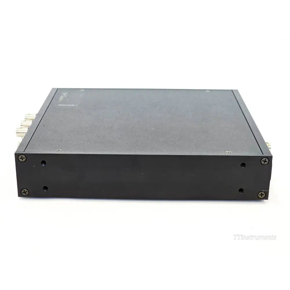 Spectrum Instruments TM4-M+ Rubidium right side panel showing clean black enclosure and BNC connectors