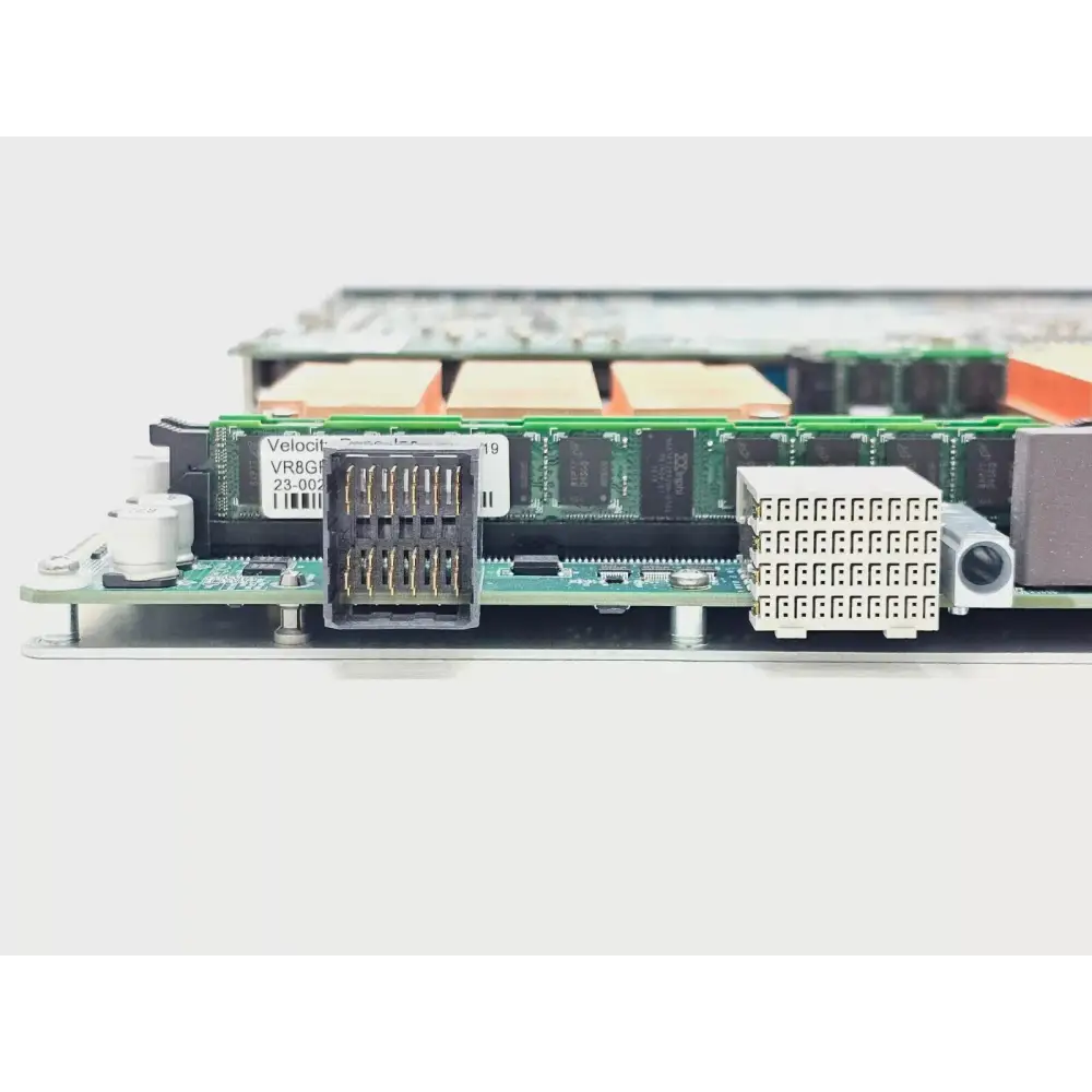 Spirent MX2-10G-S8 left side view showing chassis slot interface