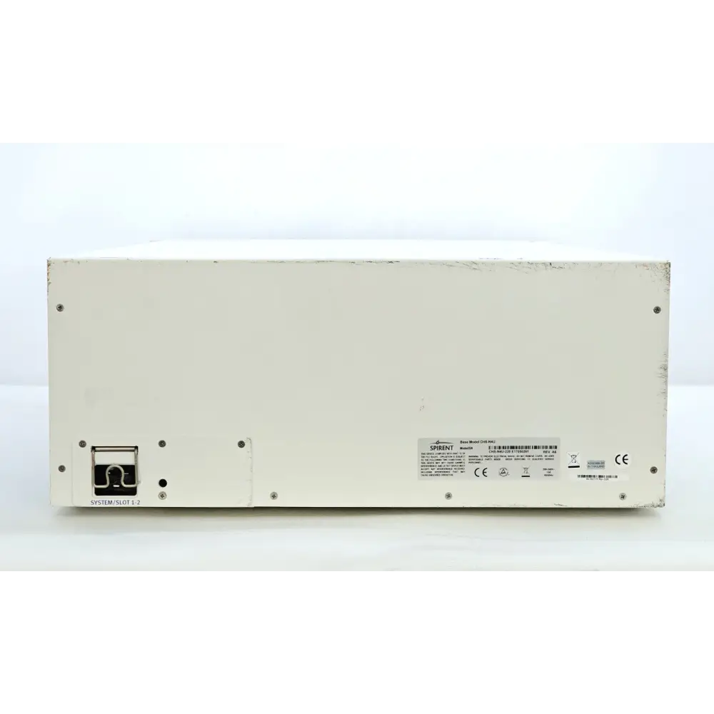 Spirent SPT-N4U chassis management interface and status indicators