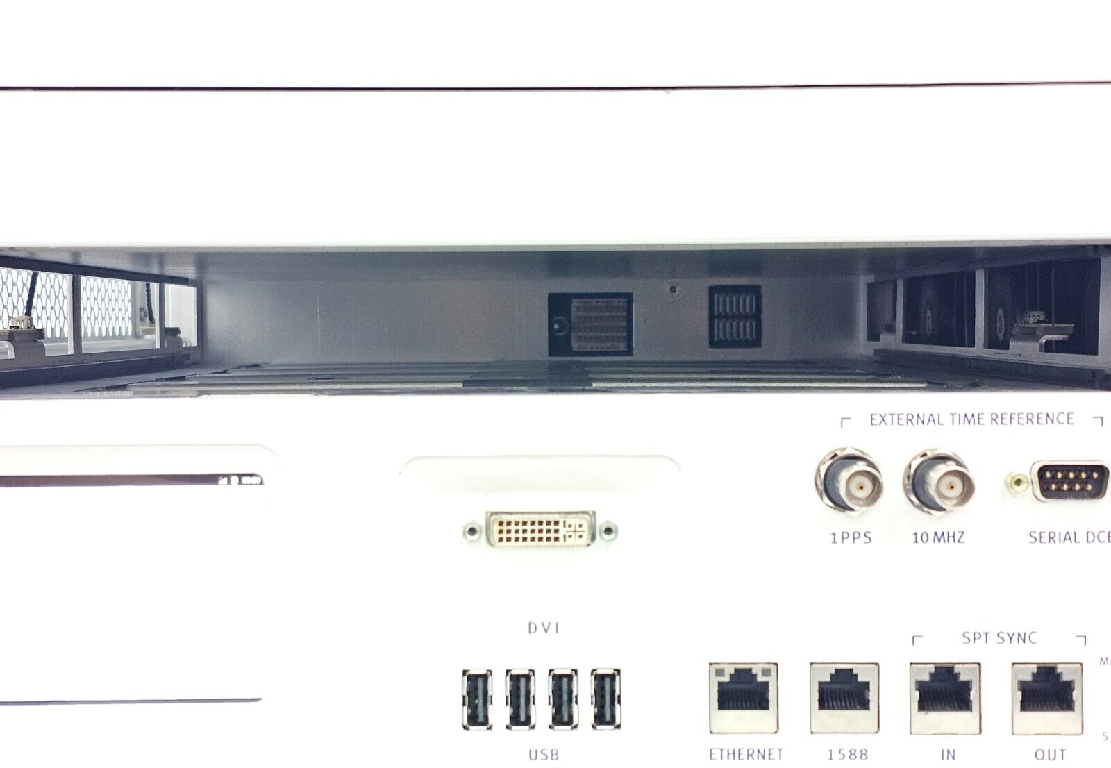Spirent SPT-N4U-220 top view showing compact 2-slot chassis form factor