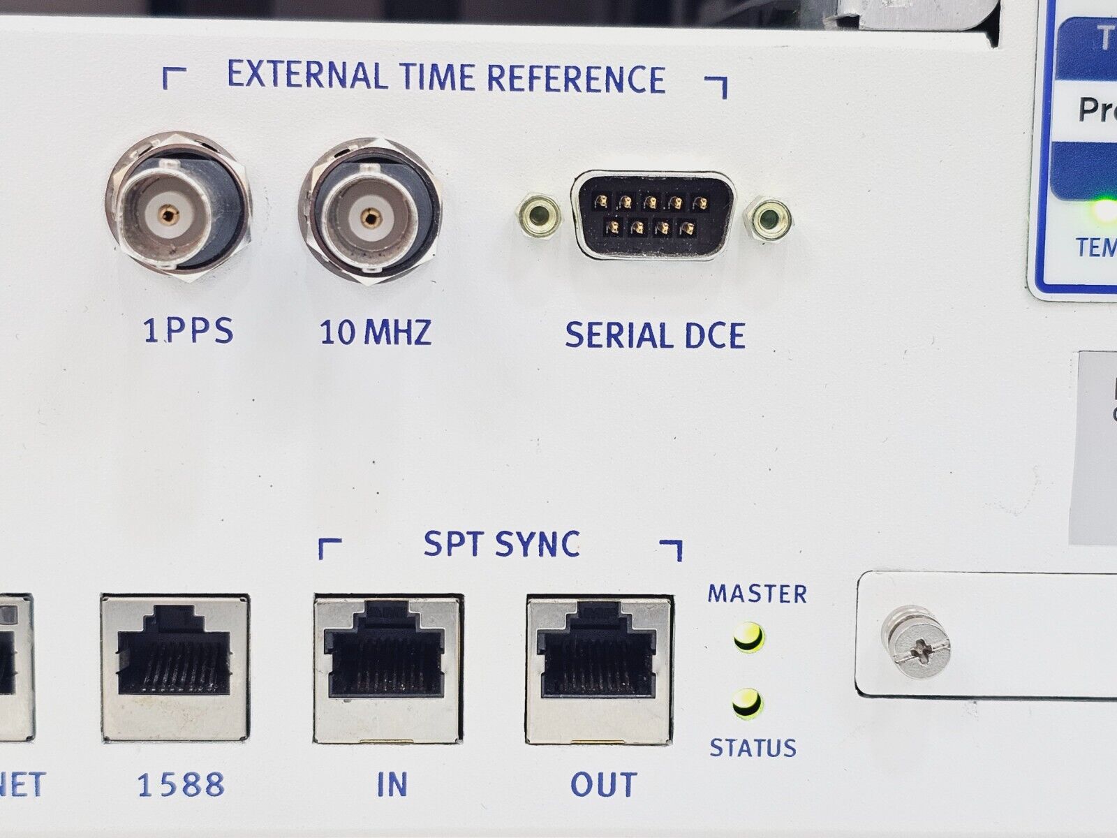 Spirent SPT-N4U-220 chassis left side profile view showing venting and build quality