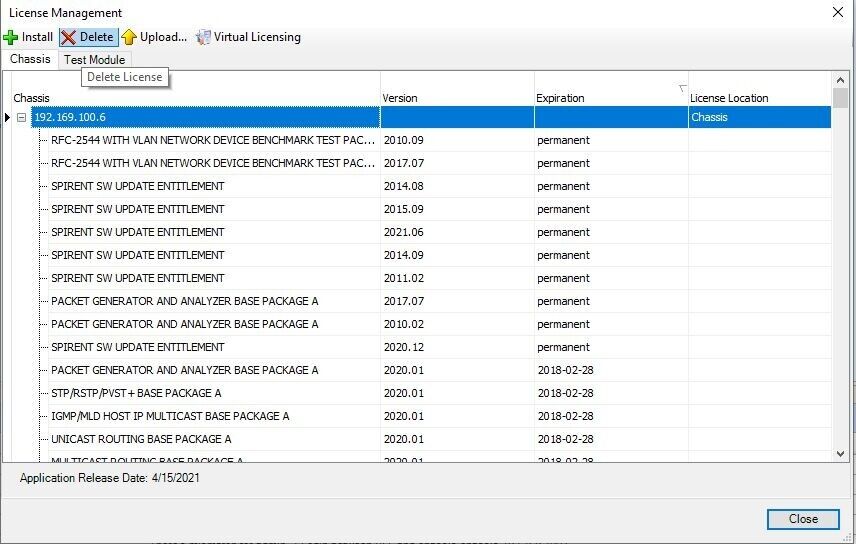 Spirent SPT-N4U-220 2-Slot Chassis Base Model CHS-N4U SPT N4U TEMP SENSOR ISSUE