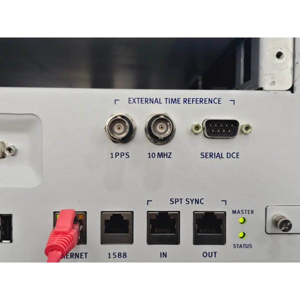 Spirent SPT-N4U-220 chassis left side profile view showing ventilation