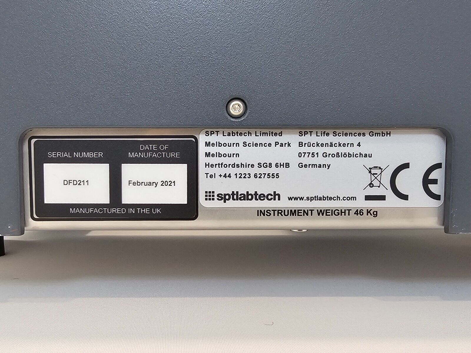 SPT Labtech Dragonfly Discovery Liquid Handling System – Functional, Ex-UKHSA