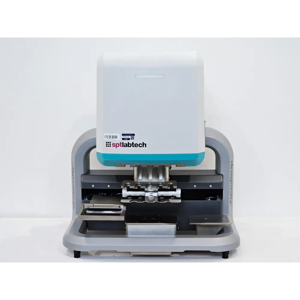 SPT Labtech Dragonfly Discovery right-side profile view on benchtop