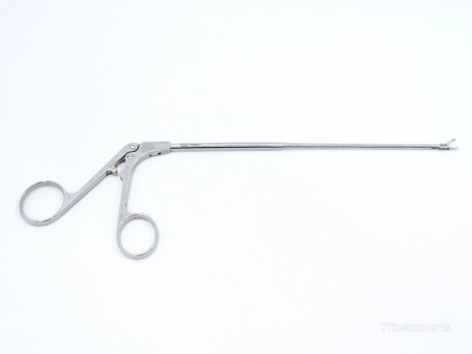 Stryker hip arthroscopy suture grasper 4mm side profile view