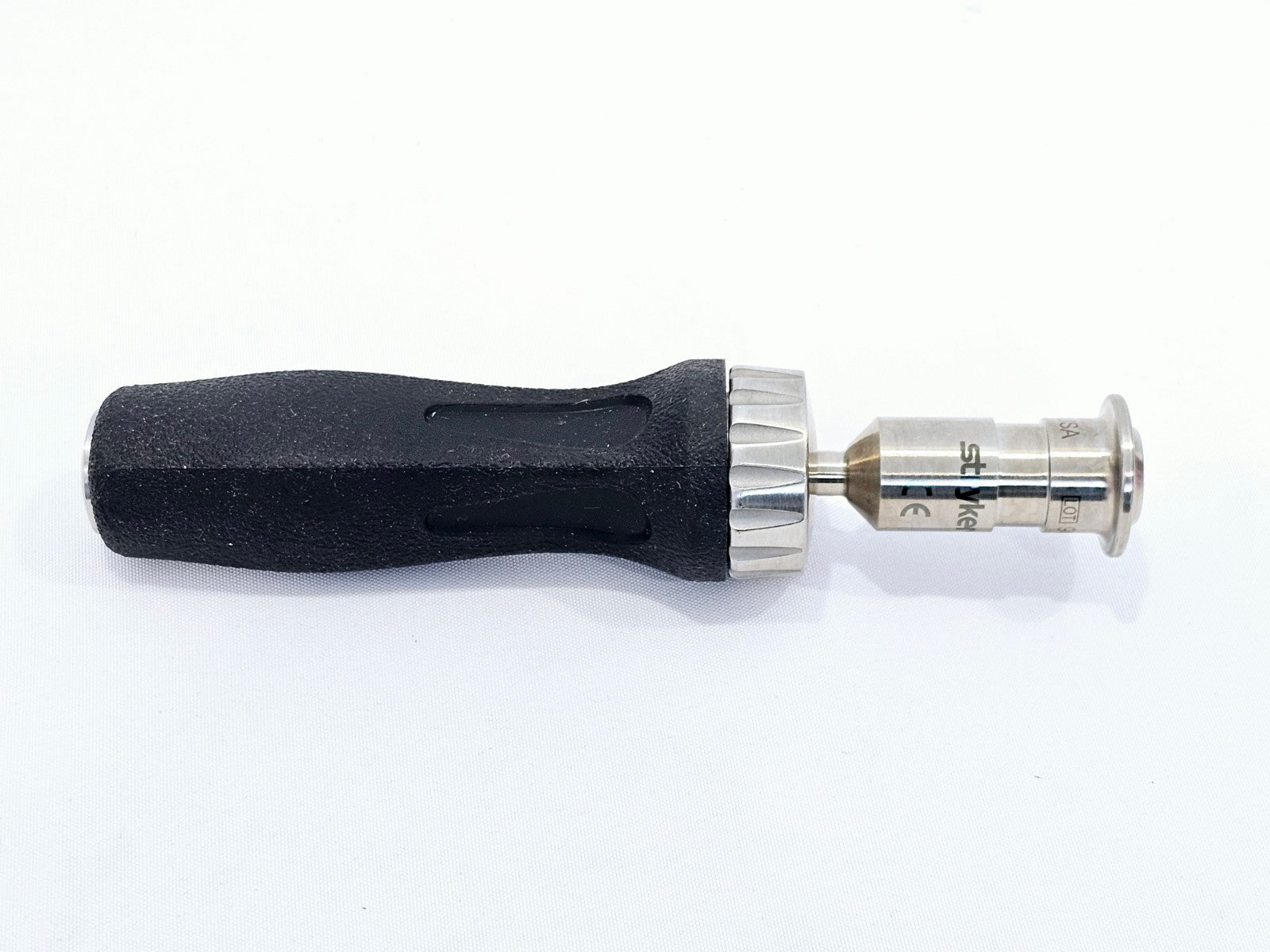 Stryker 234-020-117 driver handle side profile view showing overall condition