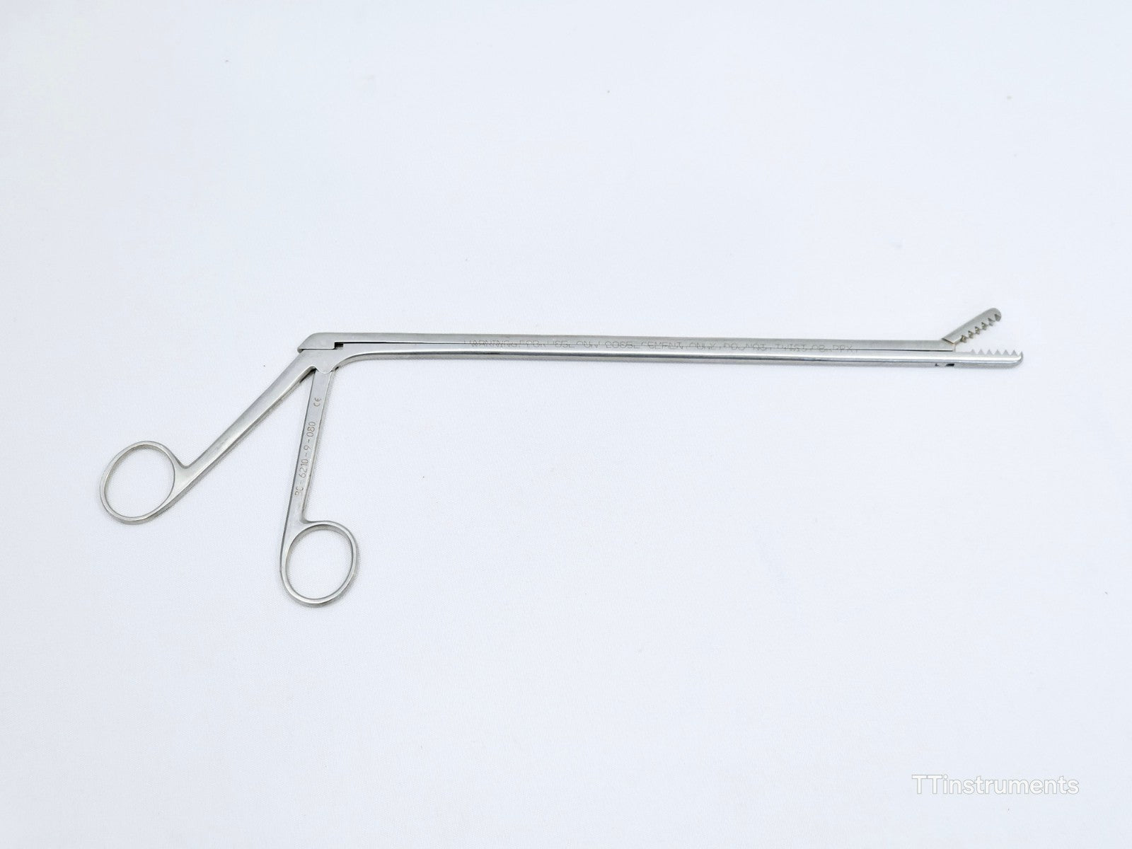 Stryker Howmedica 250mm cement forceps BC-6210-9-080 jaw and tip detail