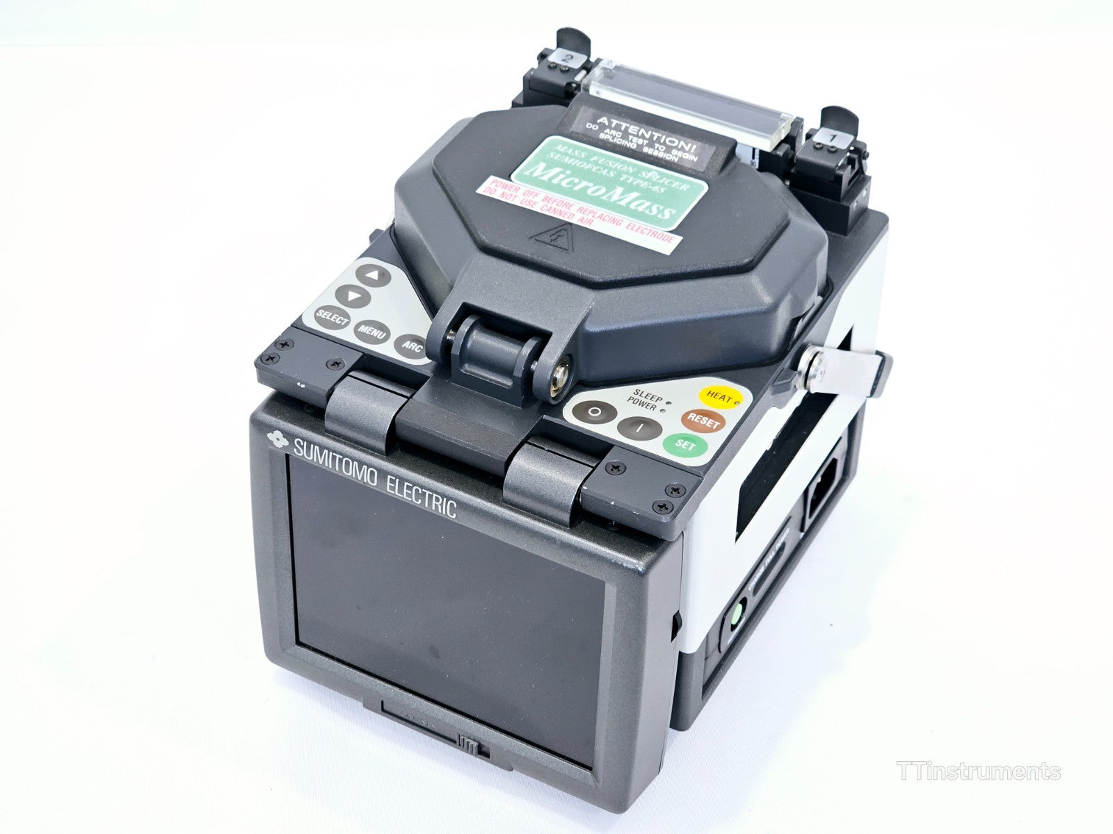 Sumitomo Type-65M12 Mass Ribbon Fiber Fusion Splicer with FCP-25 Cleaver Type-65