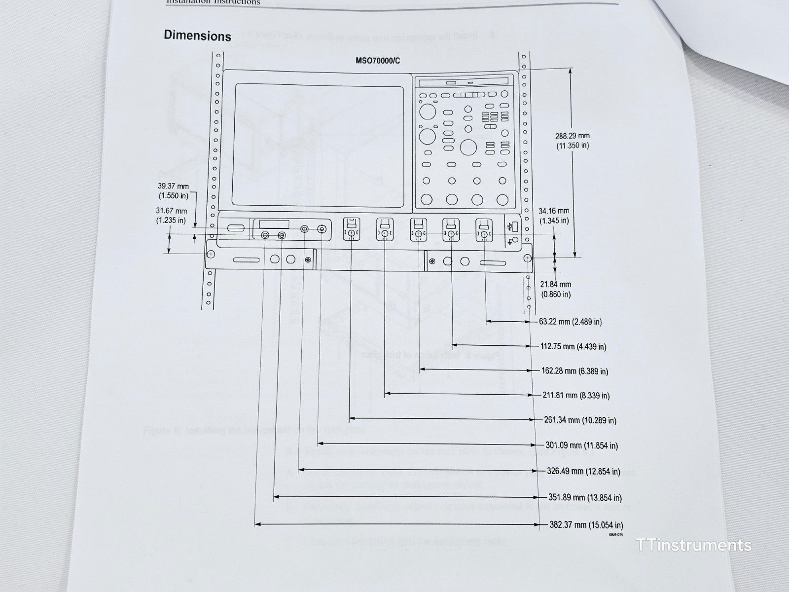 Tektronix Rack Mount Kit 016-1985-03