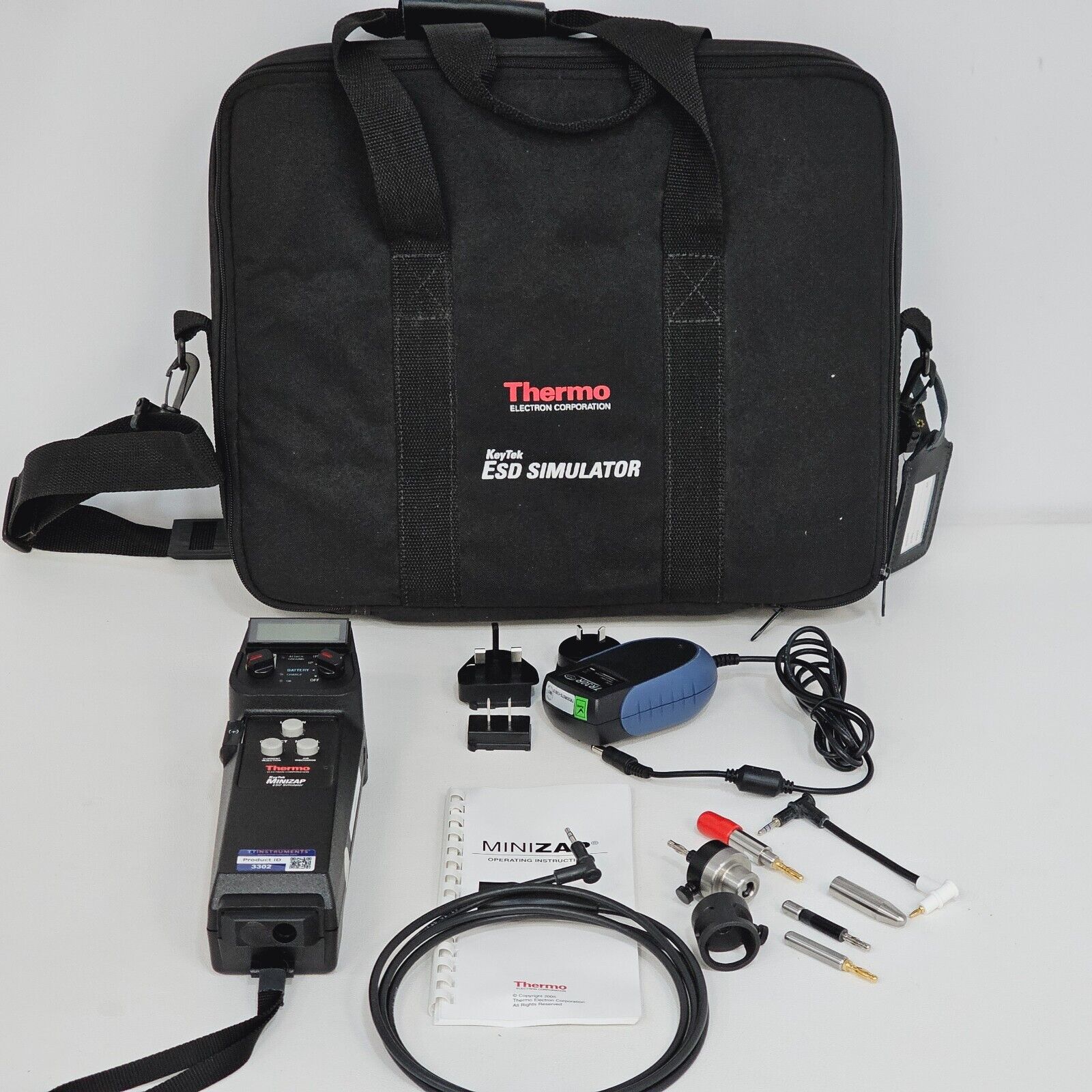 Thermo Electron KeyTek Mini Zap ESD Simulator with Accessories