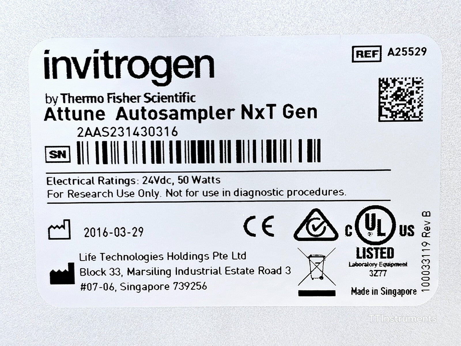 Thermo Fisher Attune NxT Cytometer 4 laser A29009 + Autosampler NxT Gen A25529