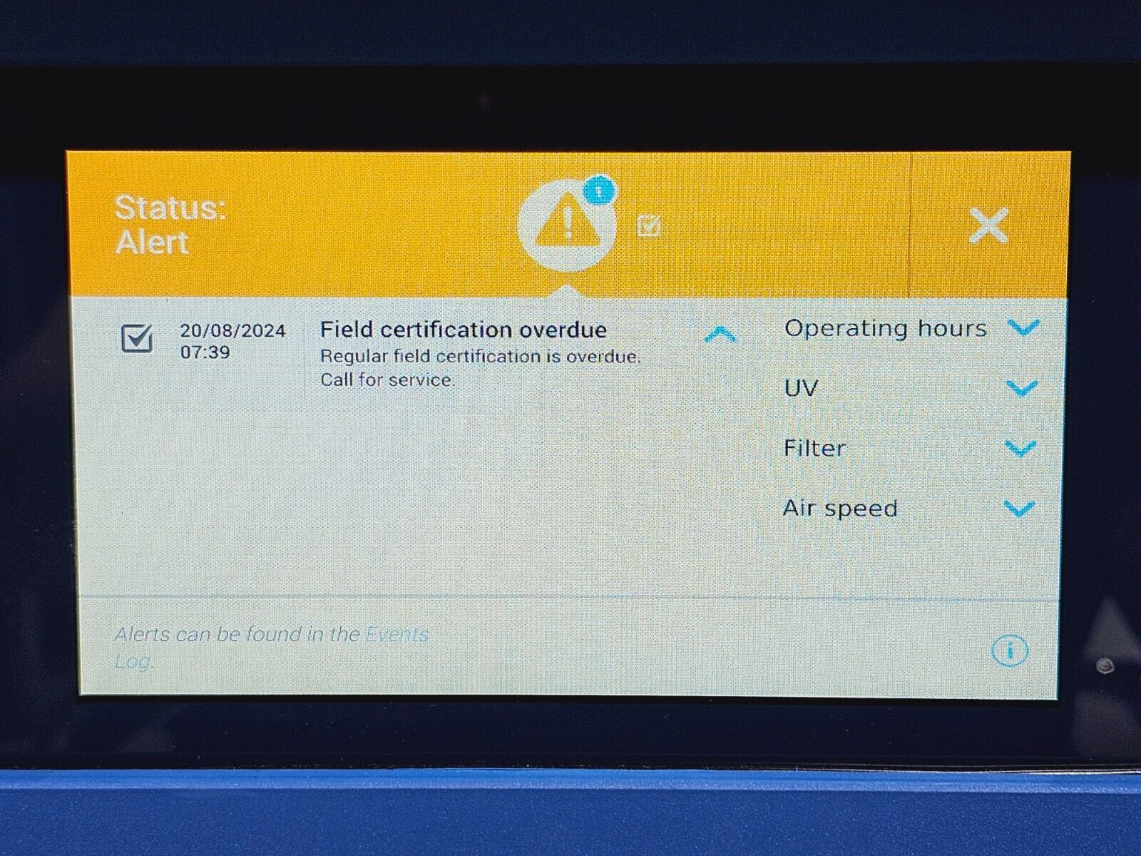Thermo Scientific Herasafe 2030i 1.5 Micro-Biological Safety Cabinet MFD 2020