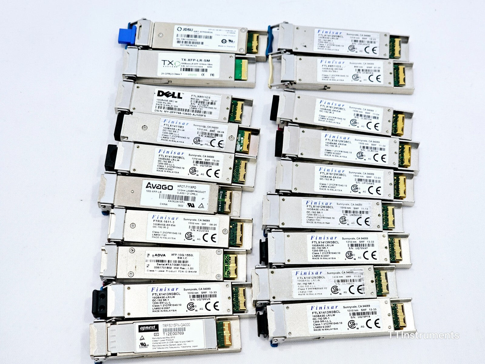 UNTESTED Job Lot of various Optical Transceivers