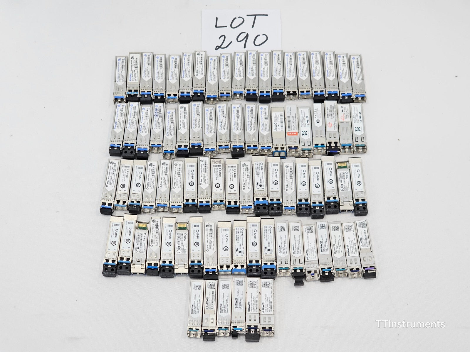 UNTESTED Job Lot of various Optical Transceivers Finisar Avago JDSU HUAWEI ...