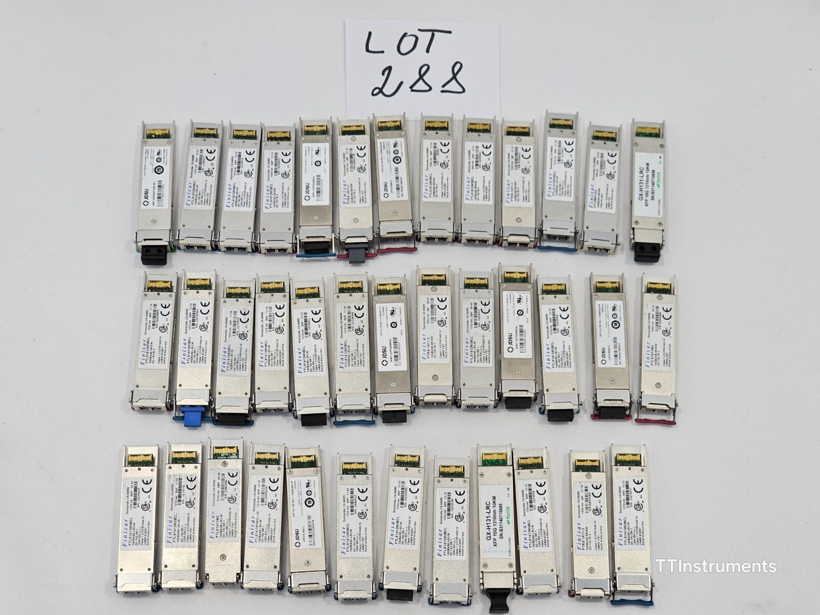 UNTESTED Job Lot of various Optical Transceivers Finisar JDSU ...