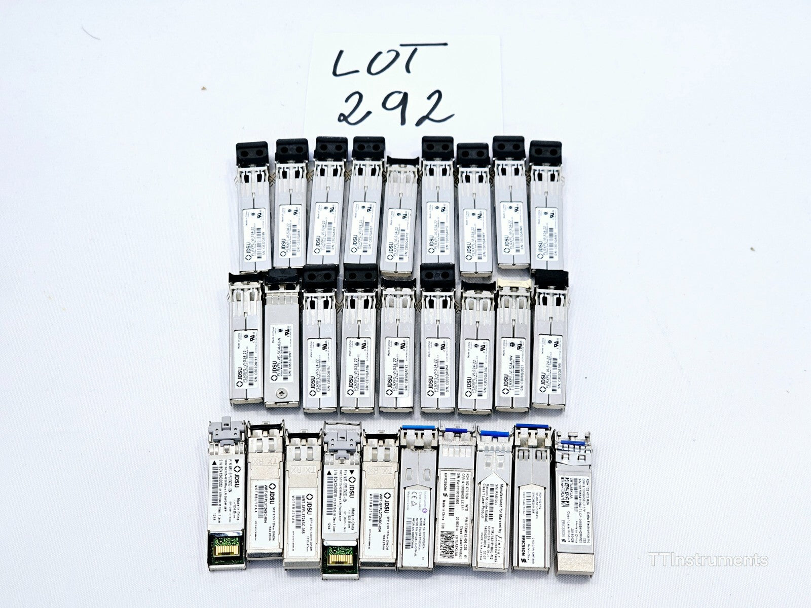 UNTESTED Job Lot of various Optical Transceivers JDSU ...