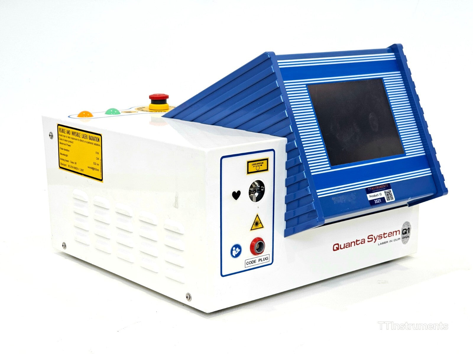 Untested Quanta System Q1 D-8 Diode Laser with Pedal Foot Switch MFG 2018