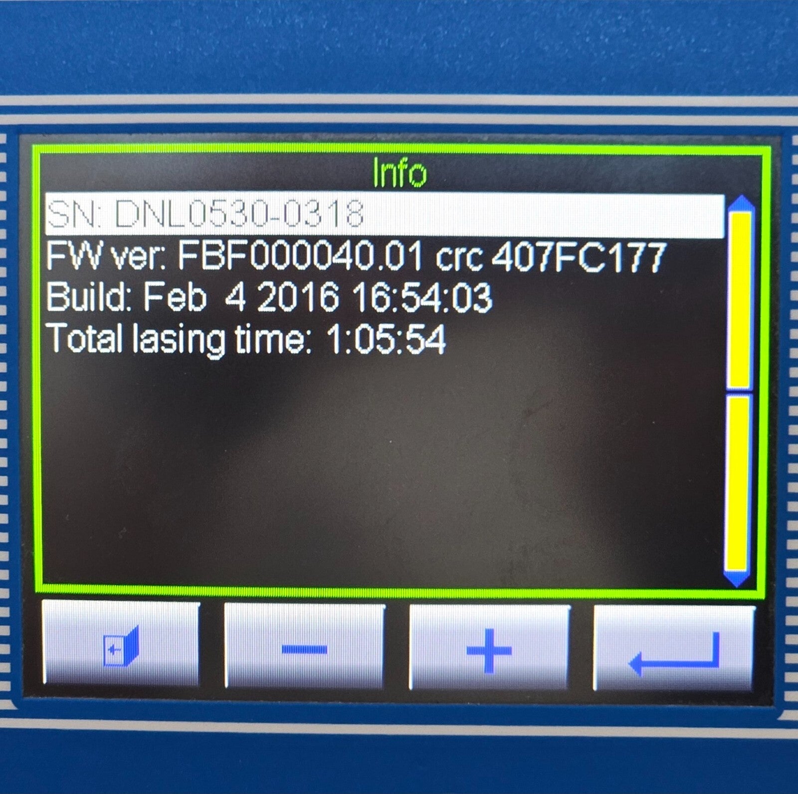 Untested Quanta System Q1 D-8 Diode Laser with Pedal Foot Switch MFG 2018