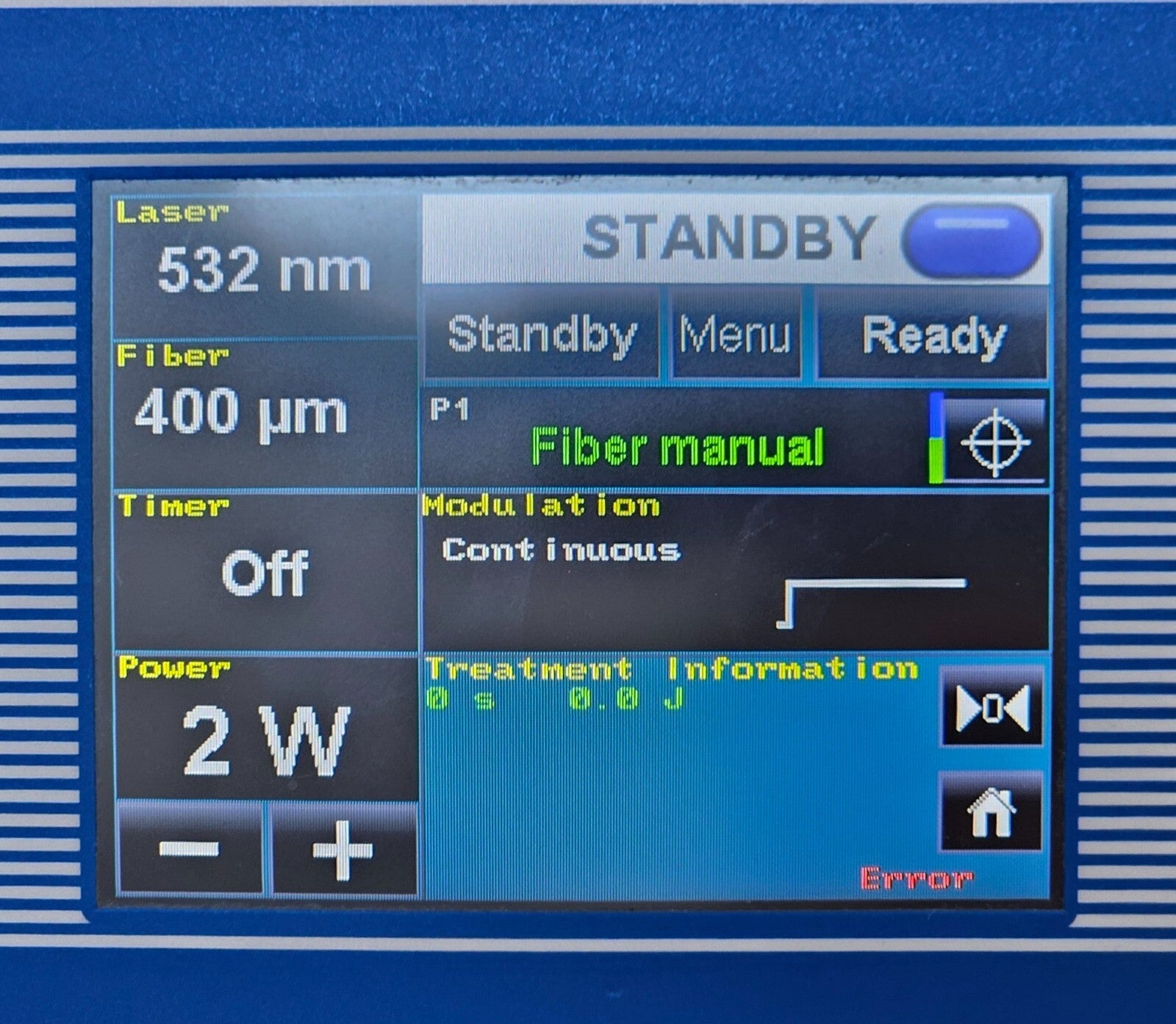 Untested Quanta System Q1 D-8 Diode Laser with Pedal Foot Switch MFG 2018