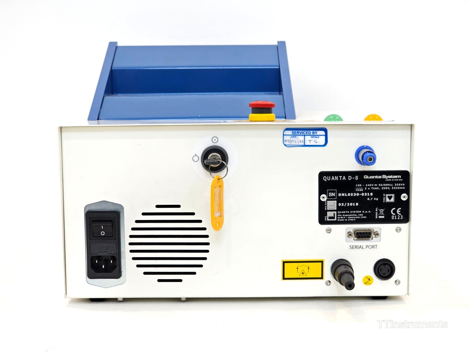 Untested Quanta System Q1 D-8 Diode Laser with Pedal Foot Switch MFG 2018