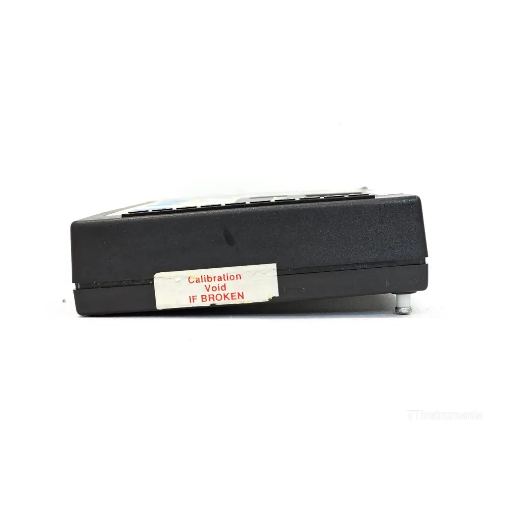 UNOMAT TRX-IS calibrator top panel showing terminal connections and sealed keypad